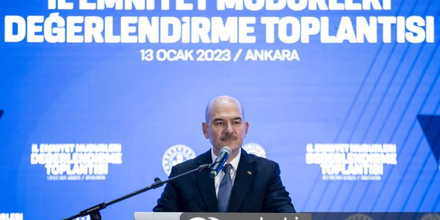 Bakan Soylu, İl Emniyet Müdürleri Değerlendirme Toplantısı'nda