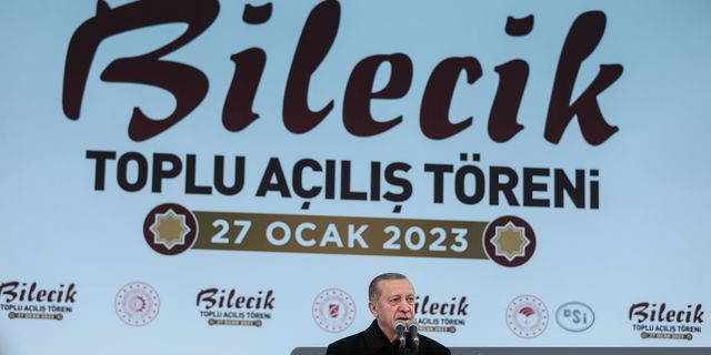 Cumhurbaşkanı Erdoğan Bilecik'te