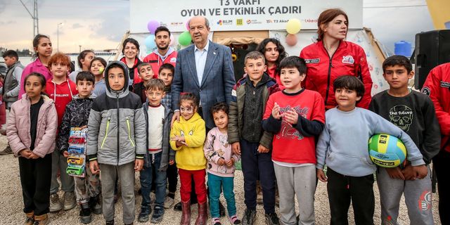 KKTC Cumhurbaşkanı Ersin Tatar, Hatay'ı ziyaret etti