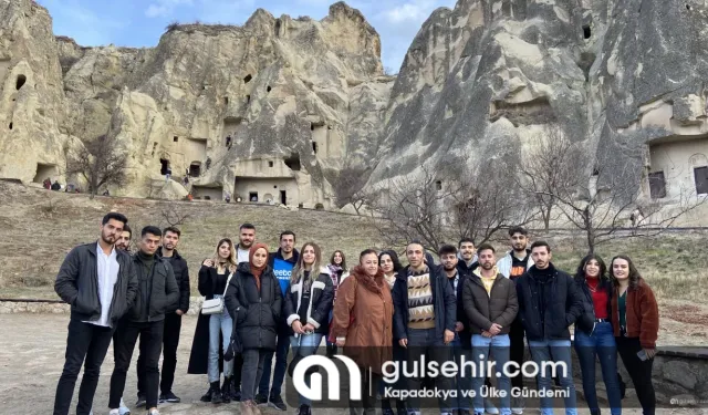 Kapadokya’nın Doğal ve Kültürel Mirası dersi kapsamında öğrenciler Göreme Açık Hava Müzesi’ni gezdi.