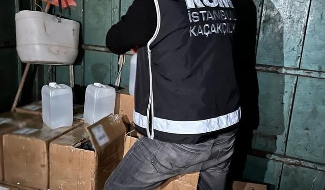 İstanbul'daki sahte alkol üreticileri yakalandı