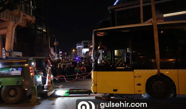 İstanbul'da otobüs ile minibüs çarpıştı: 1 ölü