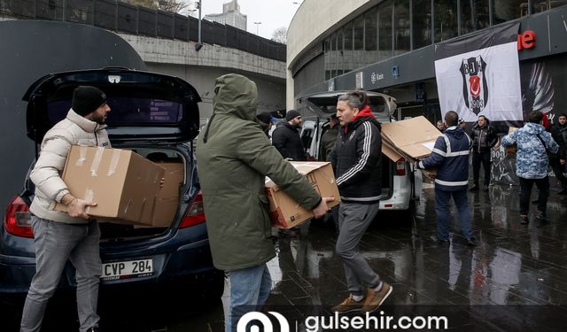 Beşiktaş Kulübü'nden depremzedeler için yardım kampanyası