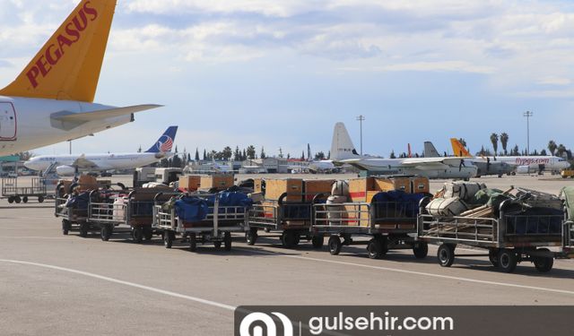 Adana Havalimanı lojistik ve ulaşım üssü halinde