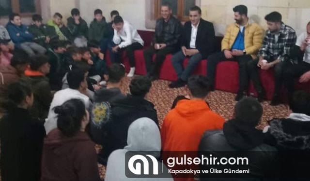 Gülşehir Başkanı Çiftçi gençlerin sofrasına katıldı