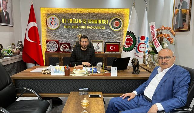 AKP Nevşehir A. Adayları Hak-İş'i ziyaret etti