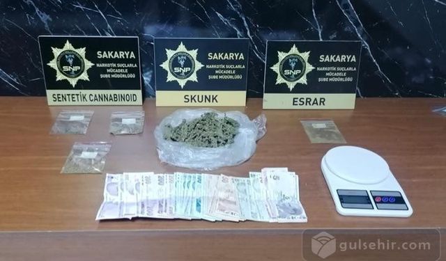 Sakarya'da uyuşturucu operasyonu düzenlendi, 9 zanlı