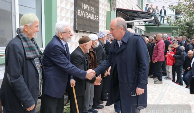 Muharrem İnce, bayramı memleketinde geçiriyor