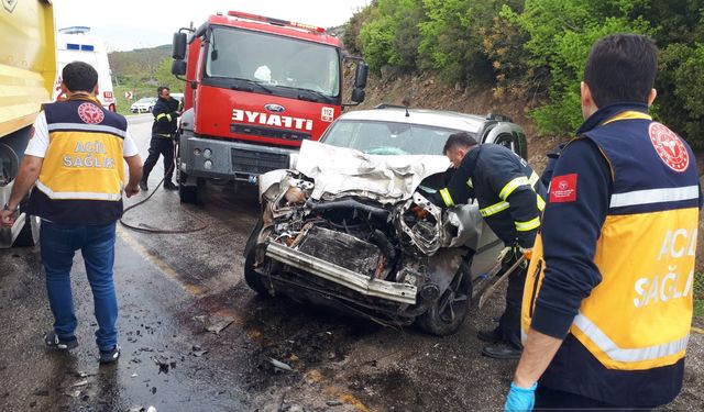 Tokat'ta kaza, 7 kişi hastaneye kaldırıldı