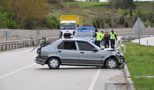 Amasya'da kaza, aynı aileden 4 kişi yaralandı