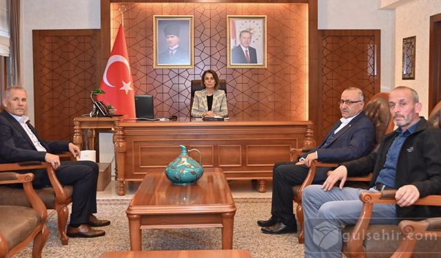 Nevşehir Valisi Becel, Başkanlarla görüştü