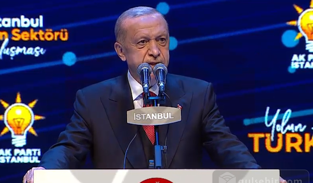 Erdoğan İstanbul Ulaşım Sektörü Buluşması’nda konuşma yaptı