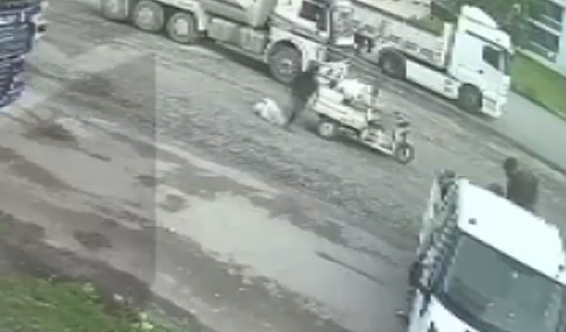 Aksaray'da kamyonet hırsızları kameralara yansıdı