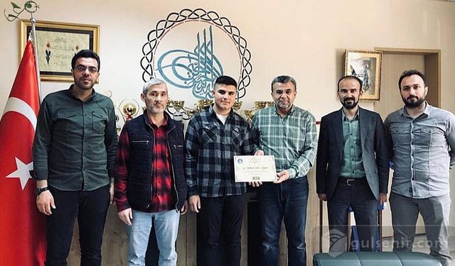 Nevşehir Ezan Okuma Yarışması birincisi ödülünü aldı