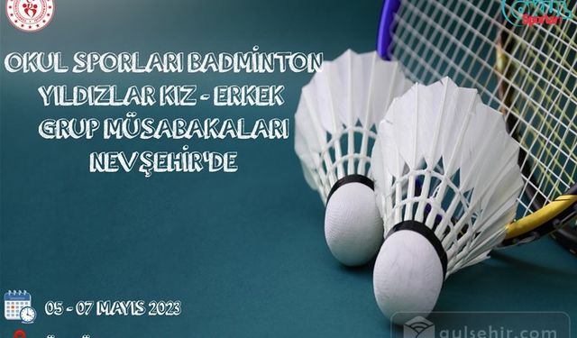 Ürgüp'te badminton müsabakaları gerçekleştirilecek