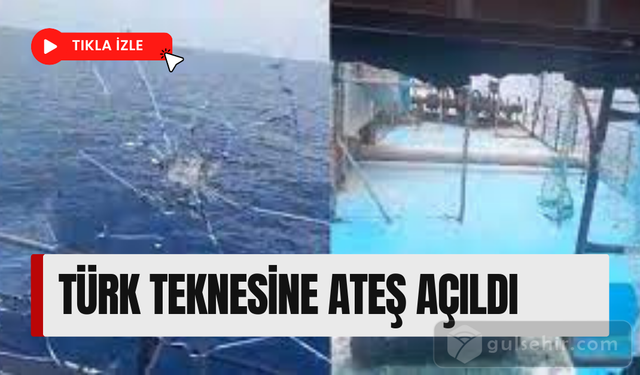 Türk balıkçı teknesine saldırı gerçekleşti