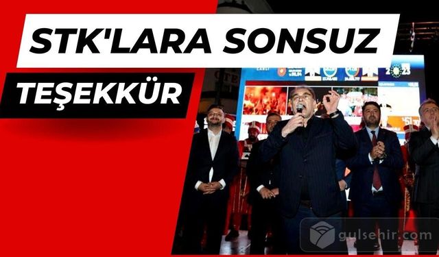 MENEKŞE : Sivil Toplum Kuruluşlarımıza can-ı gönülden teşekkür ediyorum.