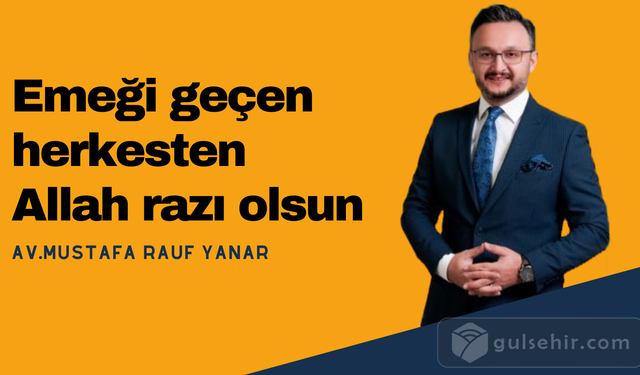 YANAR Emeği Geçen herkesten  ALLAH razı olsun