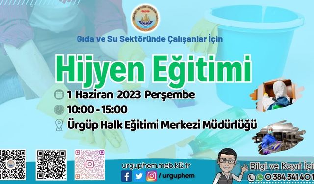 Gıda ve su sektöründe çalışanlarına iyi haber: Ücretsiz kurs verilecek