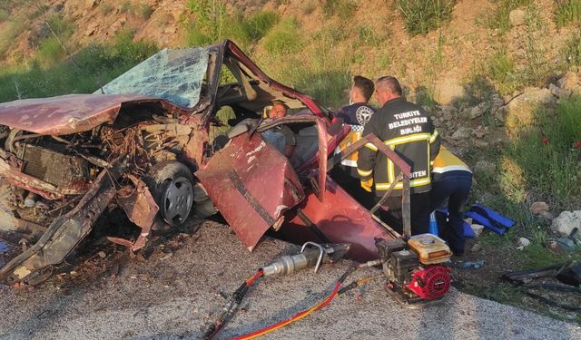 Burdur’da feci kaza: 5 yaralı