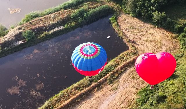 Kapadokya ilham oldu! balon festivali yaptılar