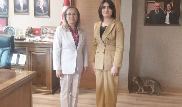 Doç. Dr. Esma Özdaşlı Nevşehir MHP Milletvekili Prof. Dr. Filiz Kılıç'ı Makamında Ziyaret Etti