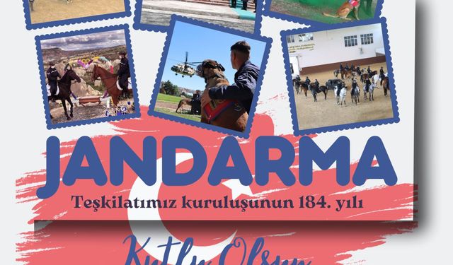 Nevşehir Valiliği,  Jandarma Teşkilatının 184. kuruluş yıldönümü kutladı