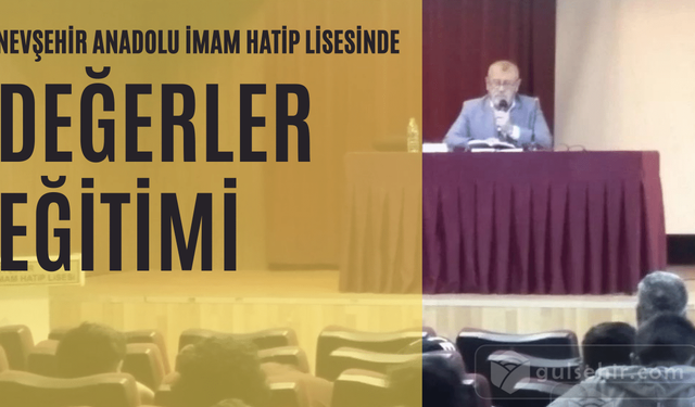 Nevşehir Anadolu İmam Hatip Lisesinde konferans verildi