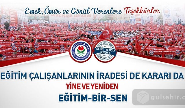 Eğitim-Bir-Sen Genel yetkide 13. yıl