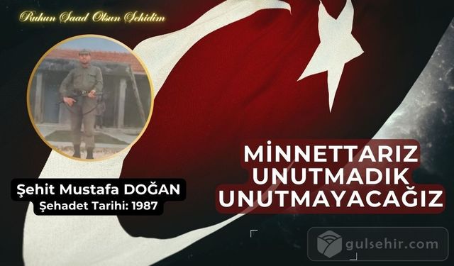 Şehit Jandarma Er Mustafa DOĞAN