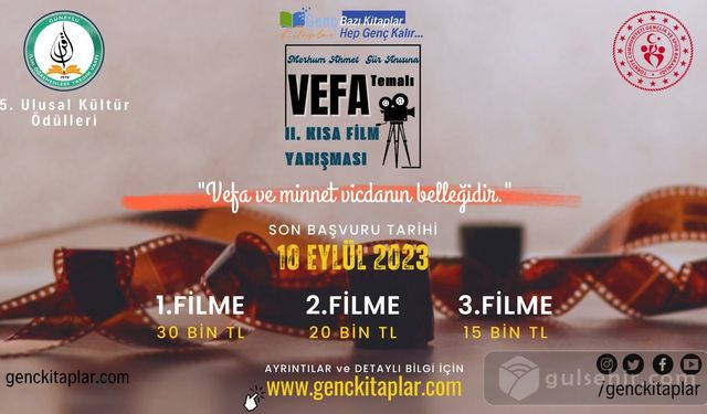 Vefa konulu kısa film yarışması düzenlenecek