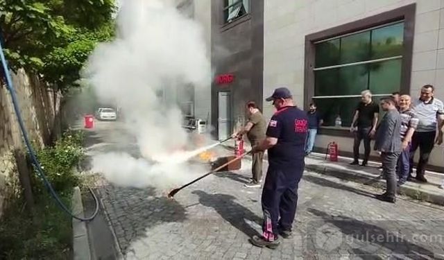 Ürgüp devlet hastanesinde yangın tatbikatı yapıldı  
