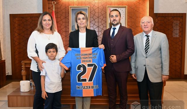 İnci Sezer Becel, Mehmet Caner Tatlıcı ile görüştü