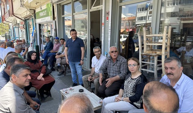 Filiz Kılıç Kozaklı'da esnaf ziyareti yaptı