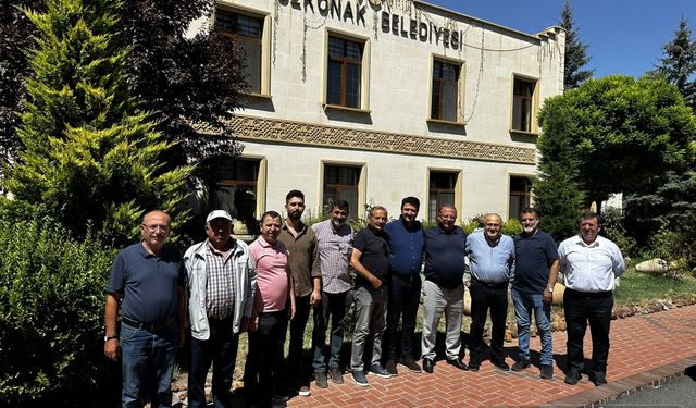 Emre Çalışkan, Özkonak'ta ziyaretlerde bulundu