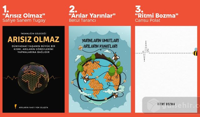 ‘Dünyayı Arılar Yaşatacak’ yarışmasının kazananları açıklandı