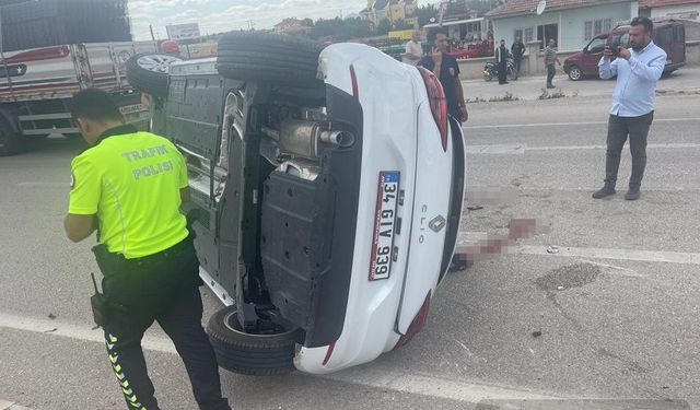 Konya Kulu ilçesinde trafik kazası 3 yaralı