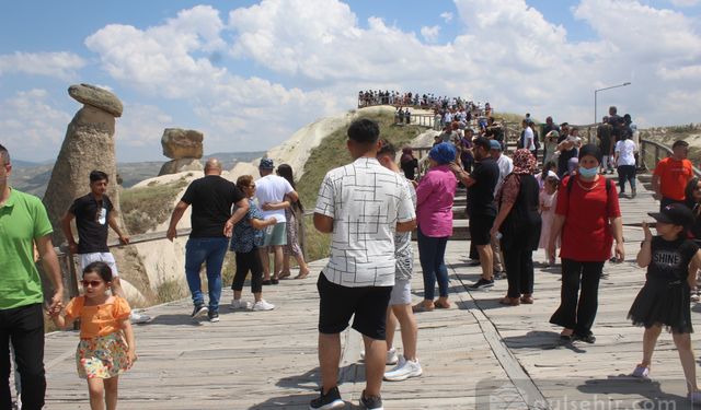 Kapadokya bayram tatilinin gözdesi oldu