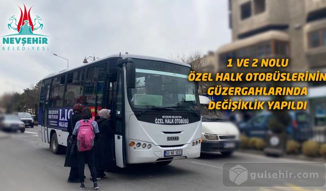 Otobüs güzergahları değişti: Bugünden itibaren başlıyor