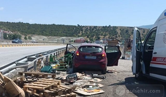 Gurbetçi aileye kaza şoku: Az daha canından oluyordu