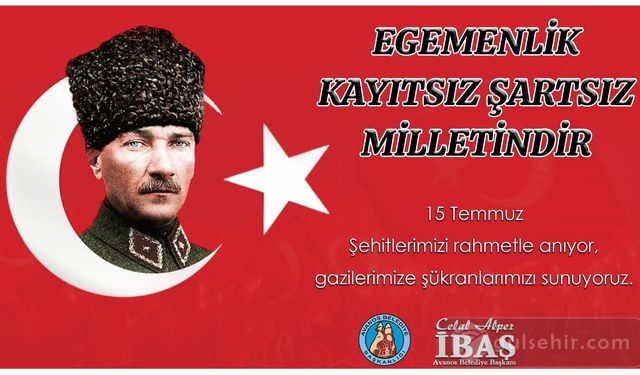 Celal Alper İbaş'tan anlamlı 15 Temmuz paylaşımı