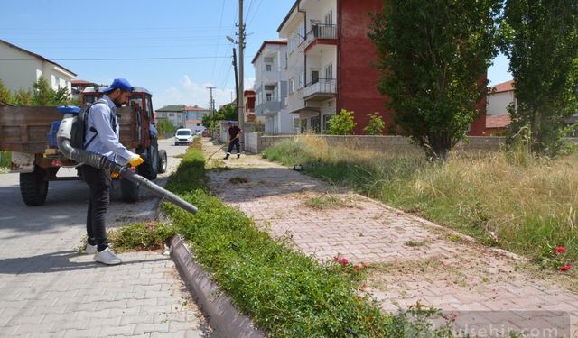 Gülşehir Belediyesi temizlik çalışmalarını sürdürüyor