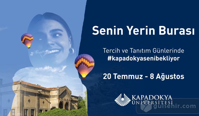 Kapadokya Üniversitesi tercih ve tanıtım günleri başlıyor