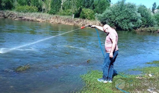 Nevşehir'de ikinci kez biyolojik ilaçlama yapıldı