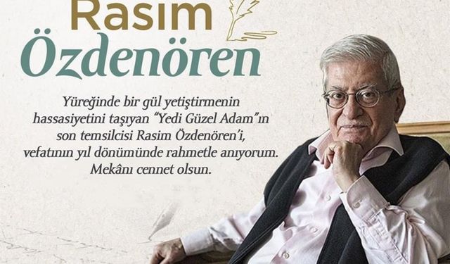 Emre Çalışkan, Rasim Özdenören'i rahmetle andı