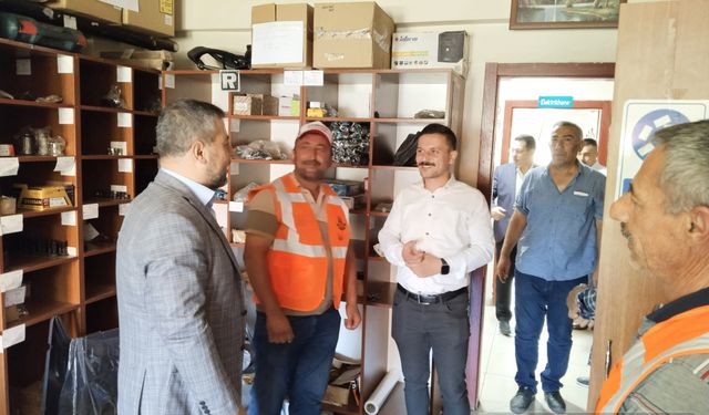 Süleyman Özgün,  Karayolları 67.Şube Şefliğini ziyaret etti