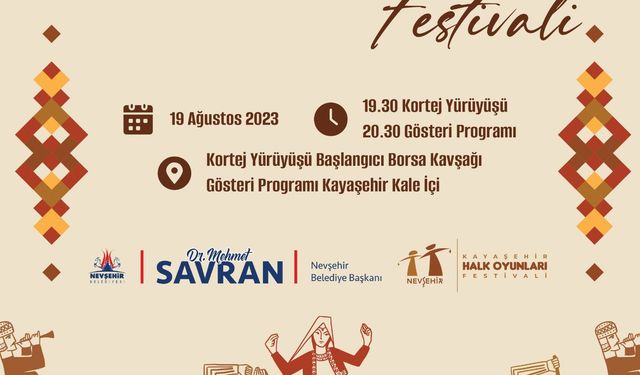 Kayaşehir Halk Oyunları Festivalini Mehmet Savran duyurdu