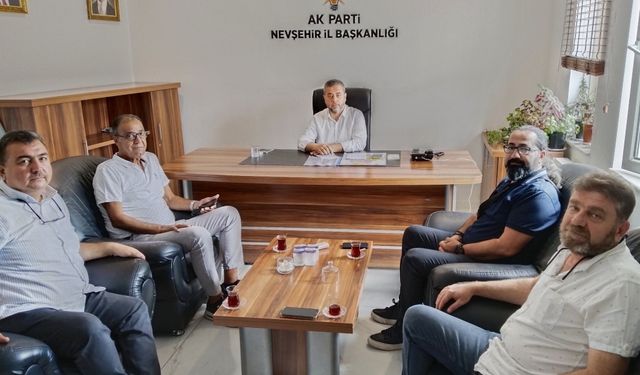 Süleyman Özgün, Nevşehir'de temaslarda bulunuyor