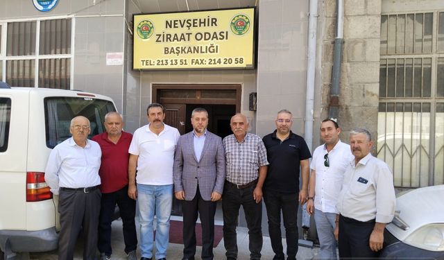 Nevşehir Milletvekili Süleyman Özgün Nevşehir Ziraat Odası Başkanlığını Ziyaret Etti