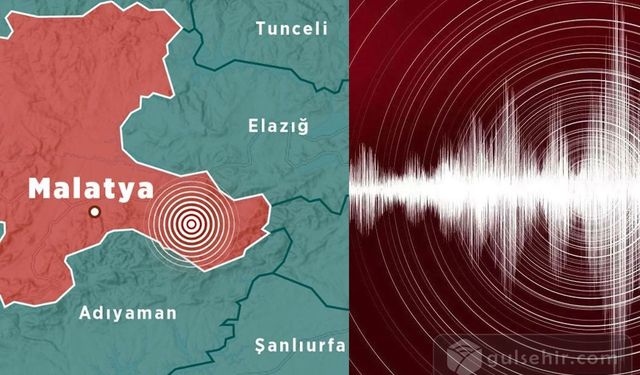 Malatya'da deprem: 5 şiddetinde deprem meydana geldi